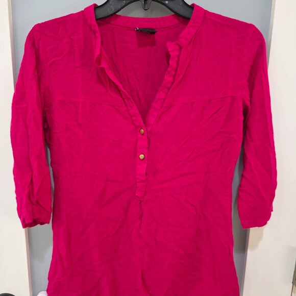 soch Tops - Soch Hot Pink Blouse – Women’s Small 3/4 Sleeve Popover Top